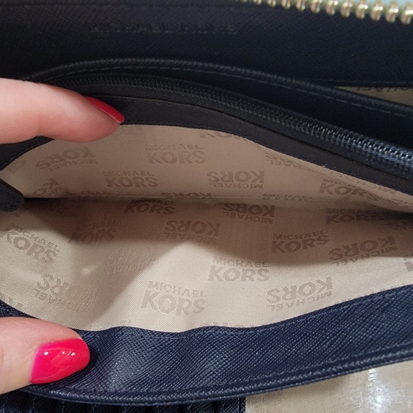Michael Kors Blue Wristlet Wallet - Picture 15 of 16